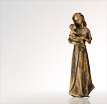 Madonna Figur Maria Alisea: Marienfiguren aus Bronze