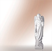 Engel Skulptur Angelo Signora: Engelfigur aus Stein