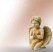 Engel Steinfigur Angeli Tomba: Grabengel aus Stein