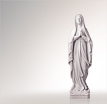 Madonna Grabfigur Vergine Del Carmine: Madonna Skulpturen aus Stein