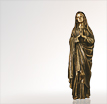 Madonna Figuren Madonna Incontra: Madonna aus Bronze