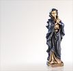 Mutter Gottes Göttin des Himmels: Madonnen Grabfigur aus Bronze