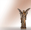 Engelfigur Angelo Maestoso: Engel Figur aus Bronze