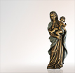 Madonna Grabfigur Madonna Credere: Maria Skulpturen aus Bronze
