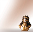 Jesus Grabfigur Jesus Vittima: Jesus Bronzefigur - Christus Bronzefigur