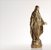 Grabfigur Maria Madonna Mondän: Madonna Figuren aus Bronze