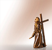 Jesus Figur Christus am Kreuz: Christusfiguren aus Bronze