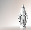 Madonna Steinfiguren als Grabfigur Madonna Immaculata: Madonna aus Stein