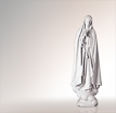 Marienfigur aus Stein Madonna Di Fatima: Madonnen Steinfiguren