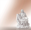 Christus Steinfiguren Pieta Michelangelo: Jesus Steinfigur - Christus Steinfigur
